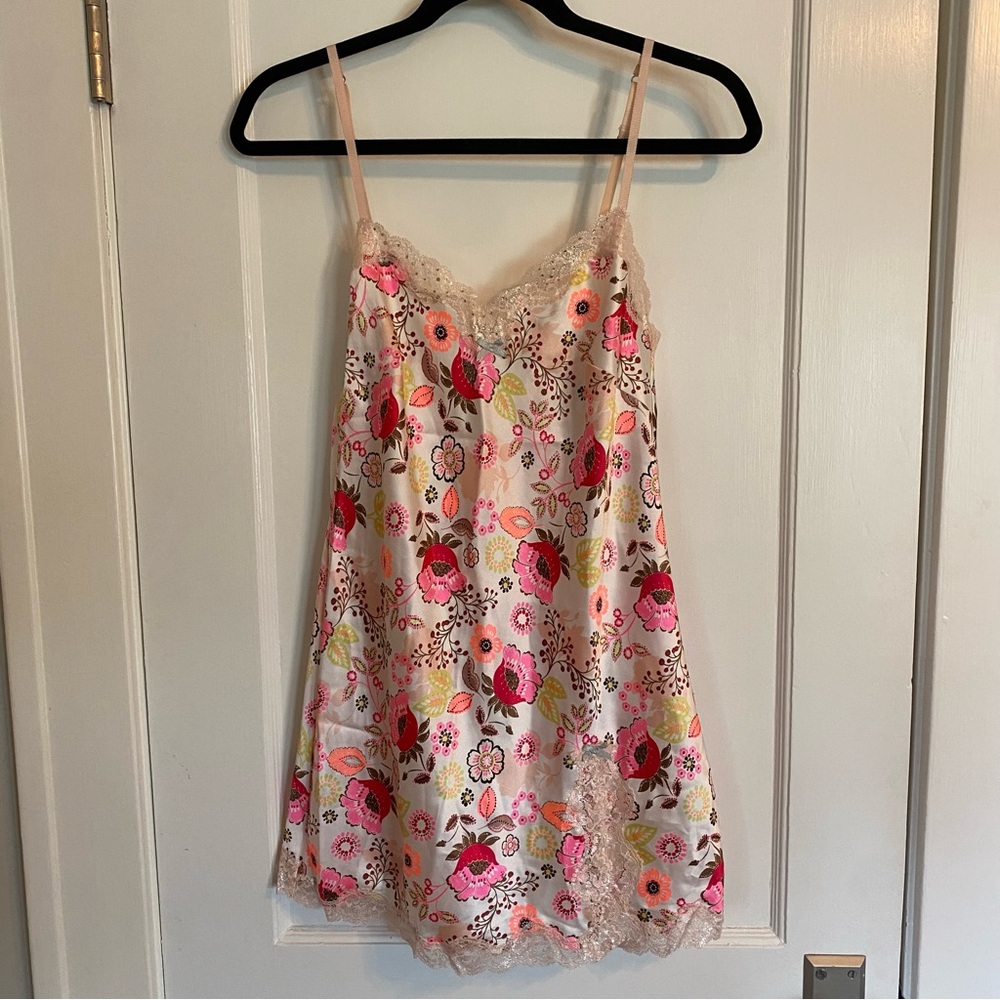 Victoria’s Secret Floral Silk Slip
